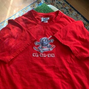 Vintage Y2K Alien Skater tee